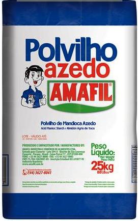 Polvilho Mandioca Amafil Azedo - 25 kg