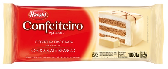 Chocolate Confeiteiro Branco Harald 1,05kg