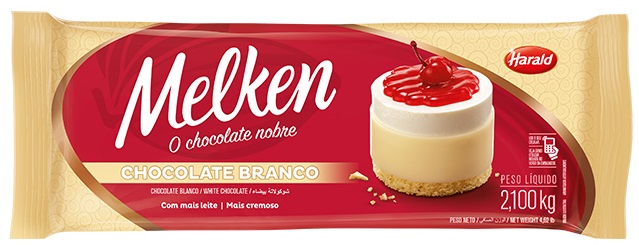 Chocolate Melken Branco Harald 2,1kg