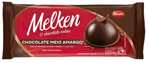 Chocolate Melken Meio Amargo Harald 1,05kg