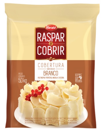 Chocolate Raspar e Cobrir Branco Harald 5kg