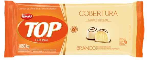 Chocolate Top Branco Harald 1,05kg