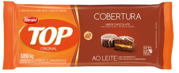 Chocolate Top Leite Harald 1,05kg