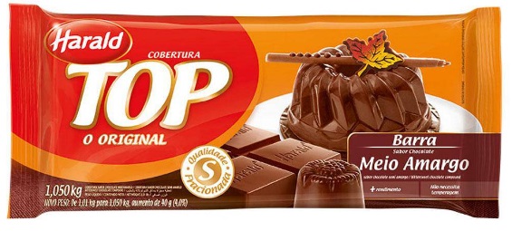 Chocolate Top Meio Amargo Harald 2,3kg