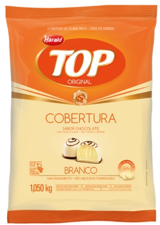 Chocolate Top Branco Moedas Harald 1,05kg