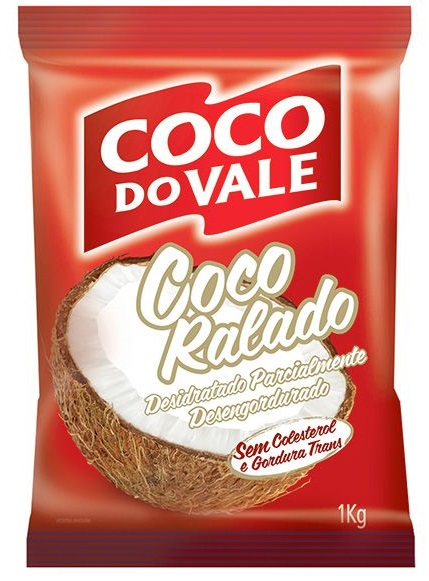 Coco Ralado Puro do Vale 1kg