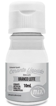 Corante Líquido Branco Leite Mix 10ml