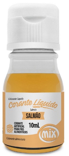 Corante Líquido Salmão Mix 10ml