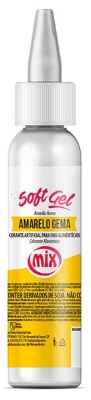 Corante Softgel Amarelo Gema Mix 25 gramas