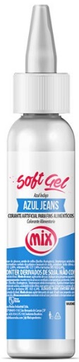 Corante Softgel Azul Jeans Mix 60 gramas