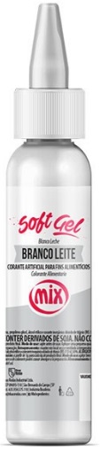 Corante Softgel Branco Mix 60 gramas