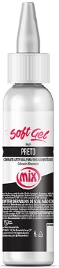 Corante Softgel Preto Mix 60 gramas