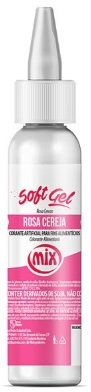 Corante Softgel Rosa Cereja Mix 25 gramas