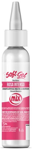 Corante Softgel Rosa Intenso Mix 60 gramas