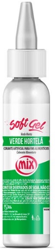 Corante Softgel Verde Hortelã Mix 25 gramas