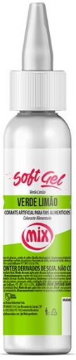 Corante Softgel Verde Limão Mix 60 gramas