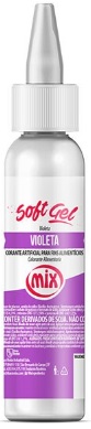 Corante Softgel Violeta Mix 60 gramas