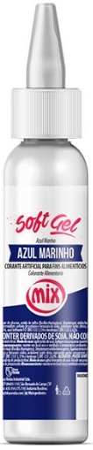 Corante Softgel Azul Marinho Mix 25 gramas