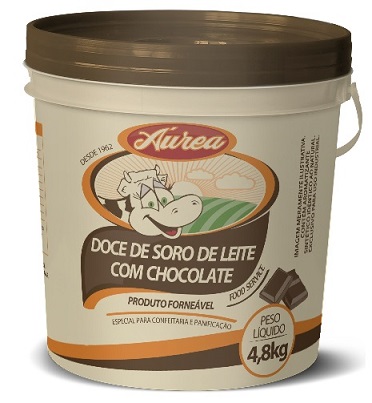 Doce Soro de Leite com Chocolate Áurea 4,8kg