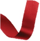 Fita Cetim Liso Vermelho 2,3cm com 10m