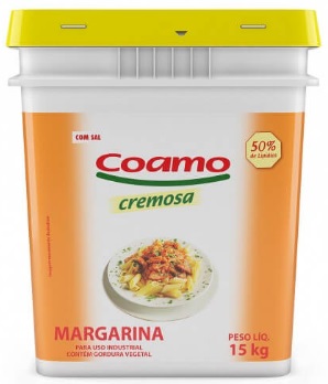 Margarina Coamo 50% Com Sal 15kg