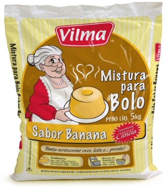 Mistura Bolo Vilma Banana 5kg