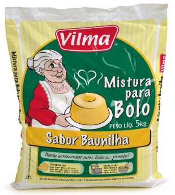 Mistura Bolo Vilma Baunilha 5kg