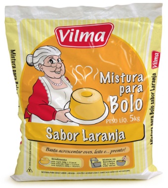 Mistura Bolo Vilma Laranja 5kg