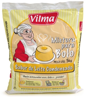 Mistura Bolo Vilma Leite Condensado 5kg