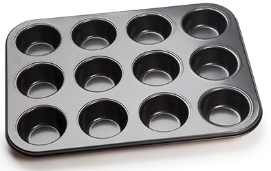 Forma Aço Carbono 12 Cavidades Muffin