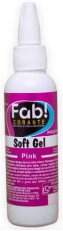 Corante Softgel Pink FAB 25 gramas