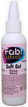 Corante Softgel Rosa Seco FAB 25 gramas