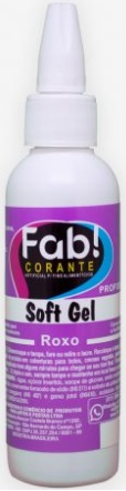 Corante Softgel Roxo FAB 25 gramas