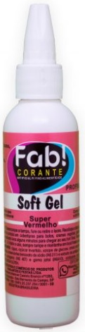 Corante Softgel Super Vermelho FAB 25 gramas