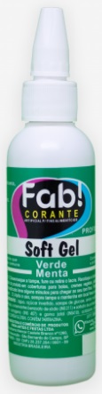 Corante Softgel Verde Menta FAB 60 gramas