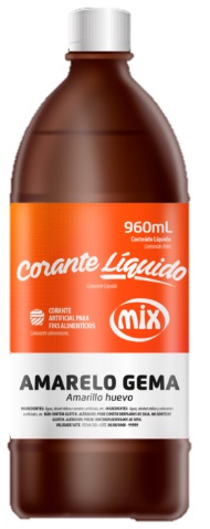 Corante Amarelo Líquido Duas Rodas 960ml