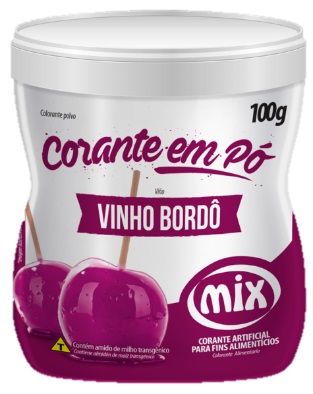 Corante Pó Vinho Mix 100 gramas