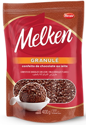 Granulé Chocolate Ao Leite Melken 400 gramas