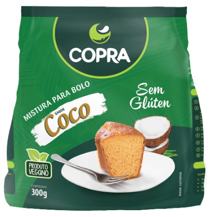 Mistura para Bolo Sabor Coco Copra 300 gramas