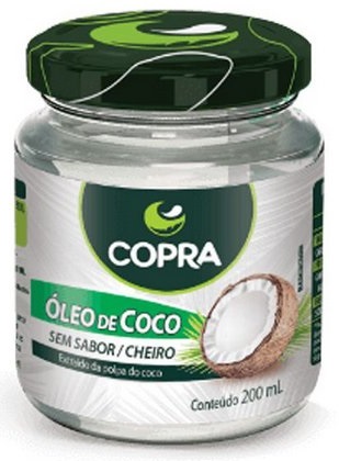 Óleo de Coco Sem Sabor Copra 200ml