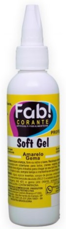 Corante Softgel Amarelo Gema FAB 60 gramas