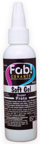 Corante Softgel Super Preto FAB 25 gramas