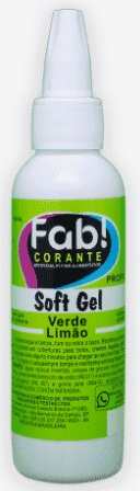 Corante Softgel Verde Limão FAB 25 gramas