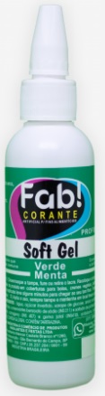 Corante Softgel Verde Menta FAB 25 gramas