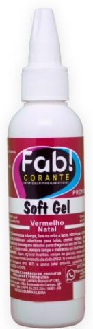 Corante Softgel Vermelho Natal FAB 25 gramas