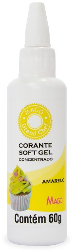 Corante Softgel Amarelo Mago 60 gramas