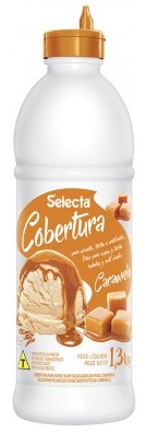 Cobertura para Sorvete Caramelo Selecta 1,3kg