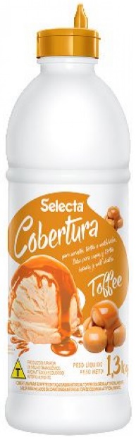 Cobertura para Sorvete Toffee Selecta 1,3kg