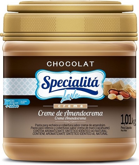 Zero Crema Amendocrema Recheios e Coberturas 1,01kg Duas Rodas