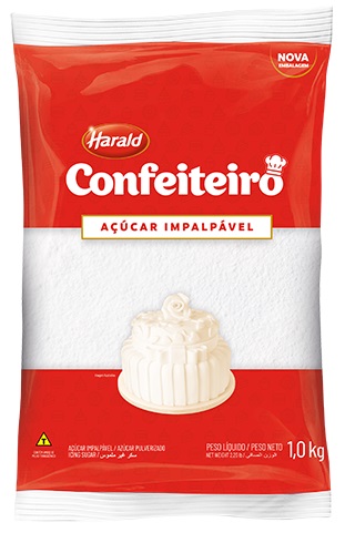 Açúcar Impalpável Confeiteiro Harald 1kg